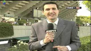 Interview Gaston Gaudio in Roland Garros 2011 ESPN [upl. by Bradway307]