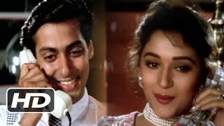 The Romantic Phone Call  Salman Khan And Madhuri Dixit Best Love Scene  Hum Aapke Hain Koun [upl. by Filmore]