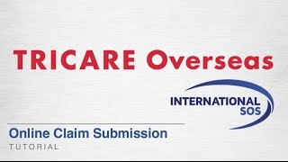 Providers TRICARE Overseas Web Online Claims Submission [upl. by Samale436]