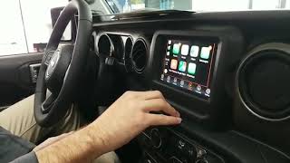 How to Connect Apple CarPlay Uconnect 4 with 7 inch display in a 2019 Jeep Wrangler [upl. by Lorilee]