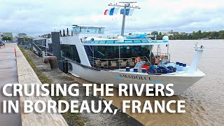 AmaWaterways AmaDolce Full River Ship Tour Bordeaux Cruise [upl. by Onaimad]