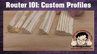 How to make custom molding profiles with just a few basic router bits [upl. by Erma935]