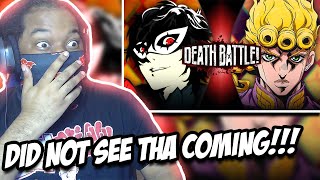 Joker VS Giorno  DEATH BATTLE REACTION [upl. by Feldman]