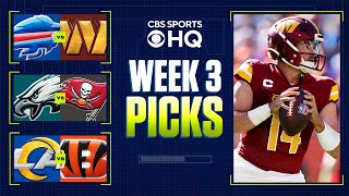 NFL Week 3 Betting Preview EXPERT PICKS For This Weeks TOP GAMES I CBS Sports [upl. by Anayk]