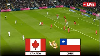 🔴LIVE CANADA vs CHILE LIVE FOOTBALL MATCH TODAY I COPA AMERICA 2024 I eFootball Pes 21 Gameplay [upl. by Ayyn]