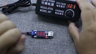 DCDC XL4015 Step down module voltmeter  5 V USB charger power supply input 45v40v output 5V2A [upl. by Agneta]