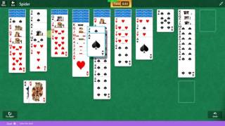 Microsoft Solitaire Collection  Spider  December 26 2016 [upl. by Aliuqet243]