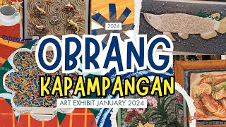 Obrang Kapampangan Art Fair January 2024 at Swissotel Clark  Exhibition Video [upl. by Hubing]