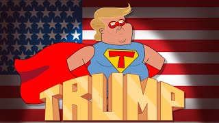 TRUMP animated 2024  Parody of Shawn Mendes quotStitchesquot  Rucka Rucka Ali [upl. by Crooks]