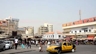 Dakar Sénégal 2012  RondPoint Sandaga [upl. by Einattirb]