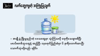 မိုးရေသောက်သုံးခြင်း [upl. by Ylen563]