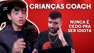 REACT  EPIDEMIA DE CRIANÇA COACH NO BRASIL [upl. by Eihctir153]