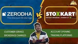 Zerodha Vs Stoxkart  Brokerage Demat Margin [upl. by Eran]