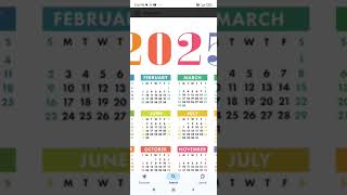 CALENDAR OF 2025 [upl. by Rennerb]