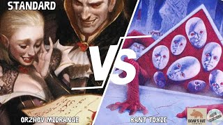 Orzhov Midrange VS Bant Toxic MTG Standard [upl. by Nyrmak]