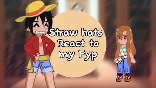 Straw Hats react to my FYP 😍 one piece  lazy amp short [upl. by Anovad]