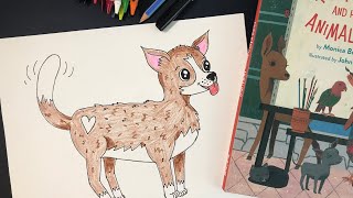 Frida’s Dog Drawing Tutorial [upl. by Belding]