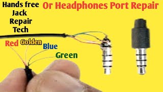 How To Repair Handsfree Headphone Jack Pin Easily  Earphone Mic Spker ProblemMobile Mastery Repair [upl. by Dniren]