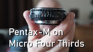 Pentax lenses on the Olympus EM1 mk2 First real tryout How well did it go 4K Youtube test [upl. by Willette64]