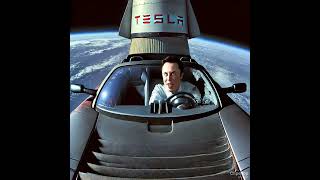 Elon Musk Driving a Flying Tesla in Space elonmusk tesla spacex [upl. by Bay]