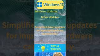 Windows 11 Learn what is Driver Updates in Windows 11 Windows11 Windows11Features paddyMaddy [upl. by Dadelos]