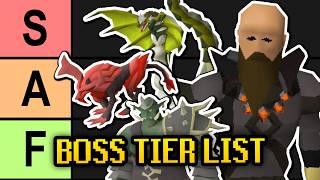 Official OSRS Boss Tier List 2024 Ranked Worst to Best [upl. by Ardnaxila]