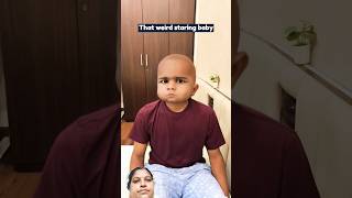 that weird staring baby 😂😂😂😂😂😂 funny comedy youtubshorts Rahul [upl. by Nnairac]