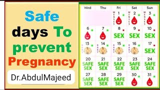 safe period calculation Dr Abdul Majeed [upl. by Acirea]