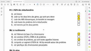 QCM Biologie moléculaire partie 5 [upl. by Nodyroc]