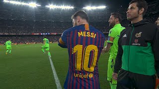 Lionel Messi vs Levante  201819 Home 4K UHD English Commentary [upl. by Clarette518]