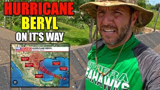 Will We Finish The Roof In Time  DIY Tiny House Build  Hurricane Beryl Approaches [upl. by Shoshanna]