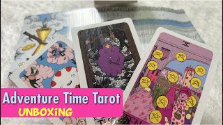 Unboxing del Tarot Hora Aventura 🧩✨ Adventure Time Tarot ✨🌱 unboxingtarot tarot adventuretime [upl. by Katrinka114]