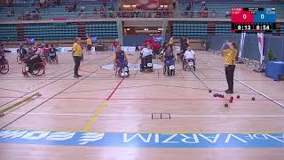 Póvoa de Varzim World Boccia Cup 14072024 GREAT BRITAIN vs COLOMBIA BC4 [upl. by Sanferd]