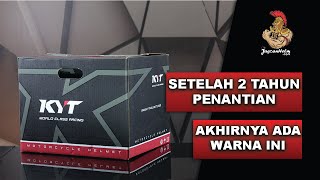 UNBOXING  KYT TT COURSE PLAIN SOLID BLACK  WARNA YANG BANYAK DI REQUEST [upl. by Kado]