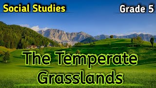 The Temperate Grasslands class 5 Social Studies  ExplanationLocationClimateVegetationCbseNcert [upl. by Cad]