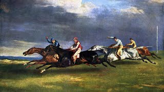 Théodore Géricault The 1821 Derby at Epsom [upl. by Nilek]