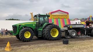 John Deere 8530  Pure sound  Tractor pulling  Denmark [upl. by Dione509]