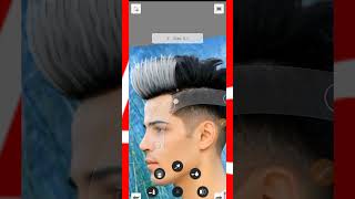 Autodesk sketchbook hair Editing  Fece SmoothHair style shorts [upl. by Tjon]