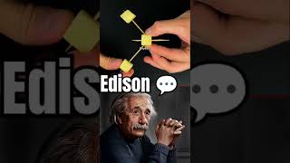 Edison thinking 🤔physics💬ytshortsvideo [upl. by Anelrahs302]