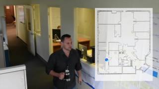 Bluvision RTLS Geofence demo [upl. by Rasia]