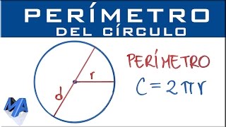 Perímetro del circulo quotmedida de la circunferenciaquot [upl. by Glynis21]