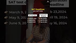 Save the dates for your SAT exams in 2024 [upl. by Granlund]