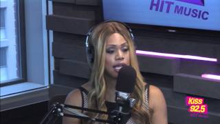 Laverne Cox From Orange Is The New Black In Studio  Interview  KiSS 925 [upl. by Atlee948]