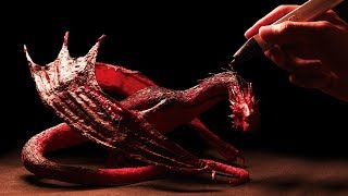 3D pen  Making Smaug in Hobbit  3D펜 스마우그 만들기 [upl. by Eustatius]