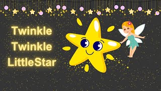 Twinkle Twinkle Little Star Nursery Rhymes Kids Learning [upl. by Hoes]