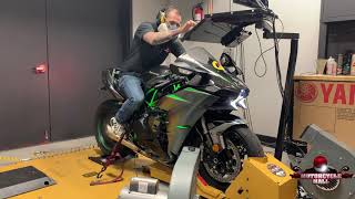 2019 Kawasaki Ninja H2 Carbon  Vandemon Dyno Test [upl. by Kassab]