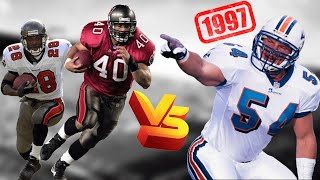 Mike Alstott amp Warrick Dunn vs Zach Thomas 1997  RB vs LB Matchup [upl. by Yaakov]