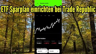 Trade Republic ETF Sparplan einrichten Tutorial [upl. by Whitney290]