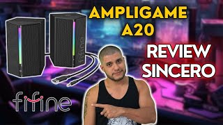 CAIXA DE SOM FIFINE AMPLIGAME A20 GAMING SPEAKER REVIEW SINCERO [upl. by Cordy]