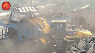 LIUGONG 856H BS6 WHEEL LOADER WORKING NI LOADING ostrovmashin dileluhar8312 viralvideo [upl. by Olegna]